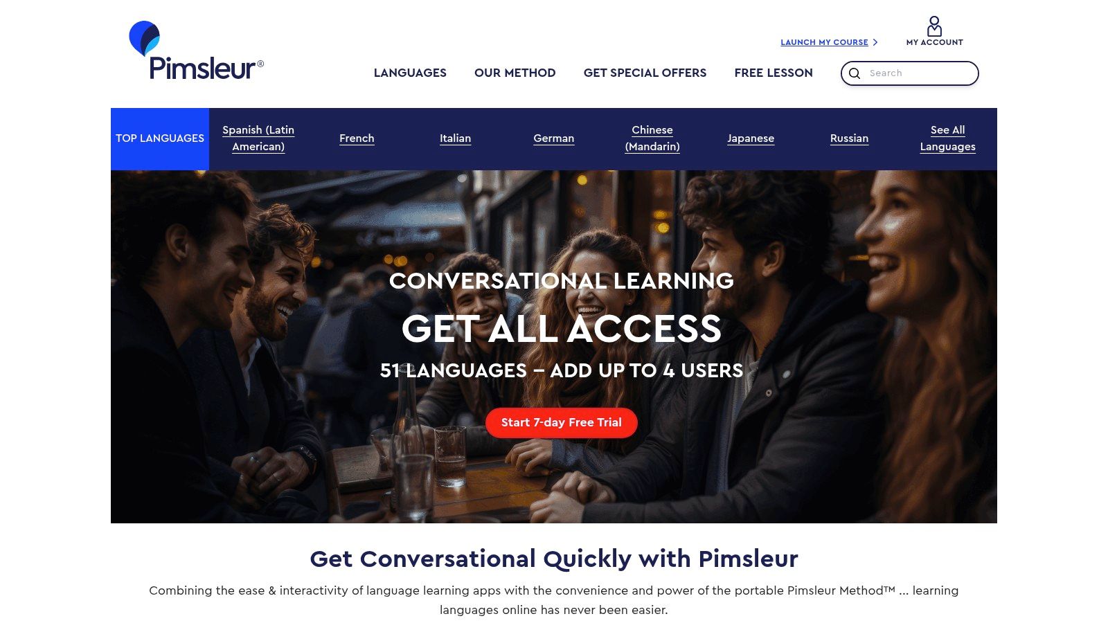 Pimsleur app interface showing a lesson plan for learning Japanese, with progress indicators for different skills like speaking, listening, reading, and vocabulary.