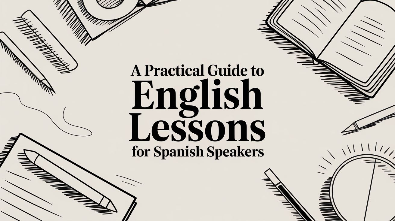 A Practical Guide to English Lessons for Spanish Speakers