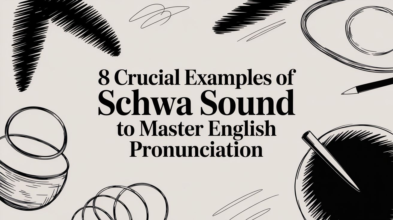 8 Crucial Examples of Schwa Sound to Master English Pronunciation