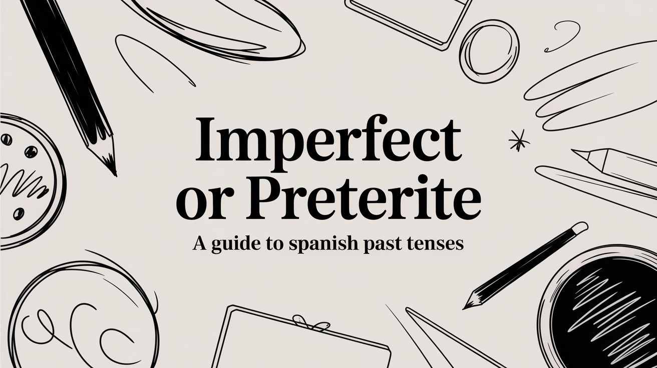 Imperfect Or Preterite A Guide to Spanish Past Tenses