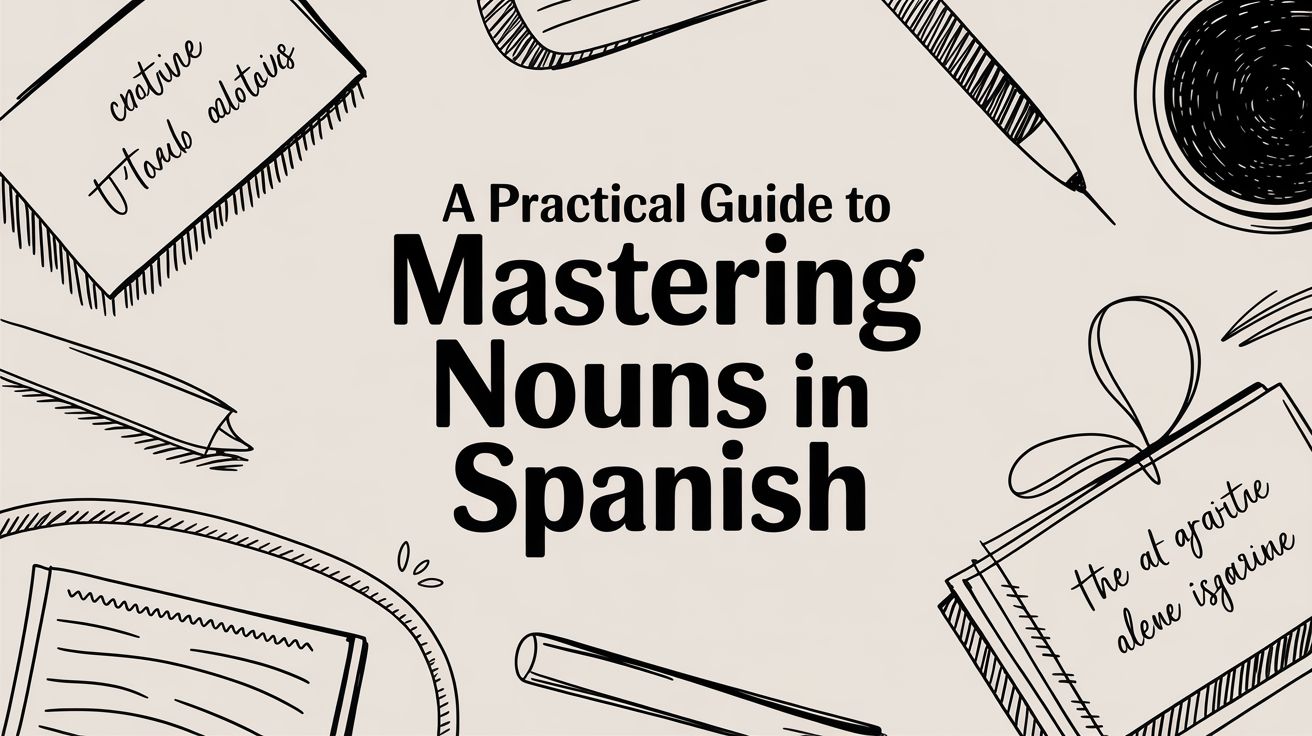 Nouns in Spanish: Gender Rules, Plurals and Exceptions