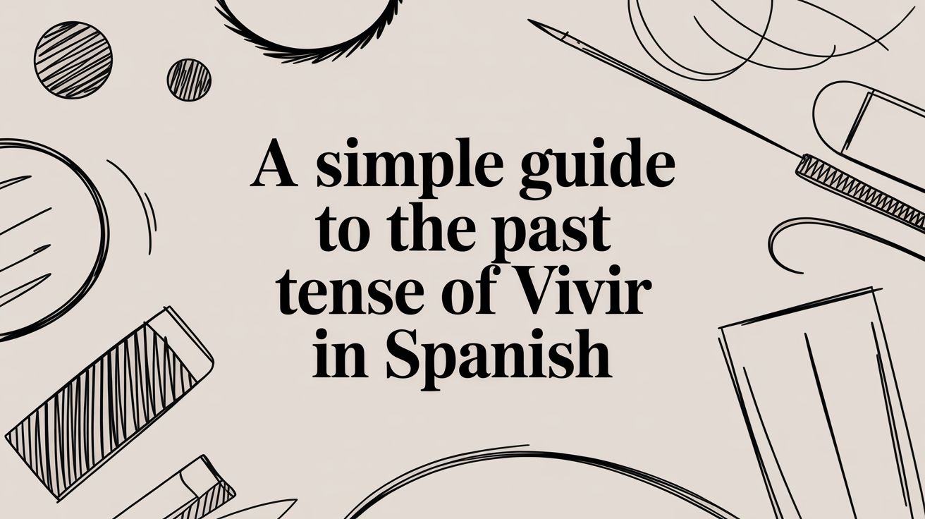 A Simple Guide to the Past Tense of Vivir in Spanish